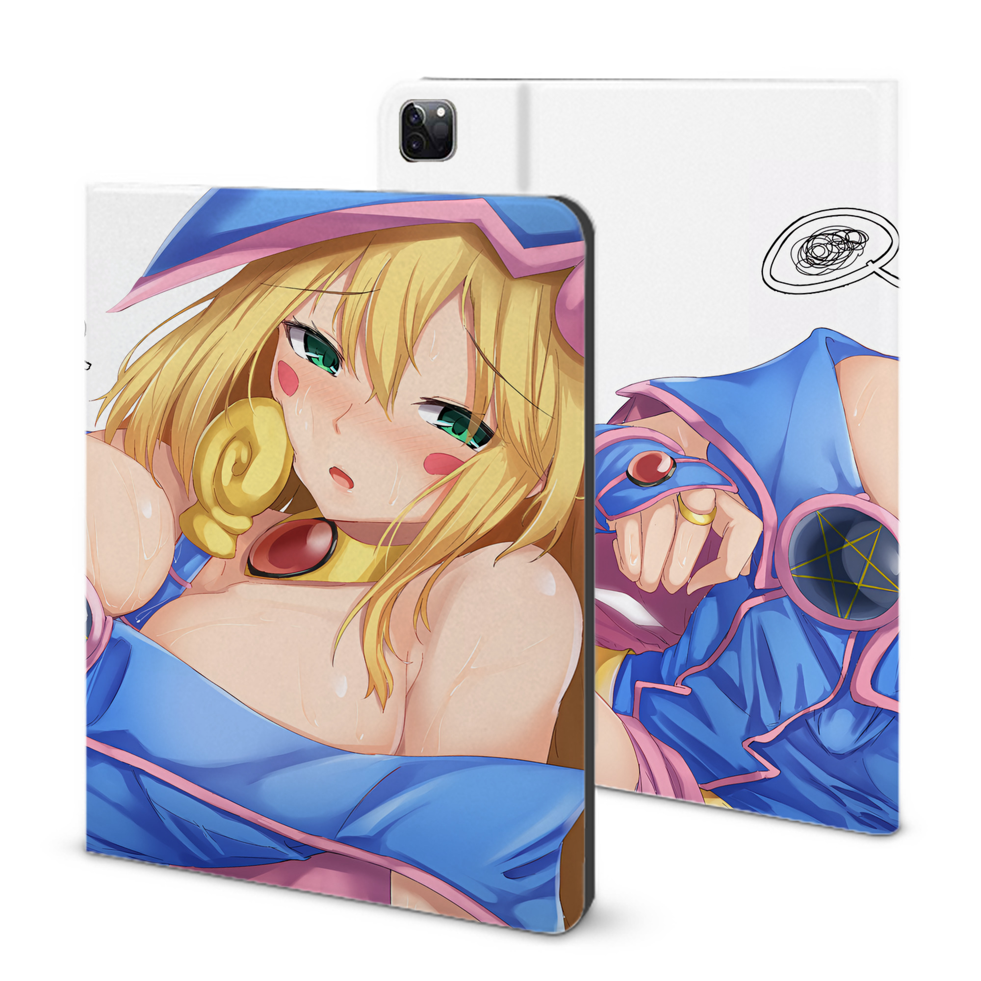 （画像用） 遊☆戯☆王 Yu-Gi-Oh! IPad ケース ブック型 PUレザー TPU 耐衝撃 軽量 薄型 ペン収納なし 全面保護 IPad 各モデル対応